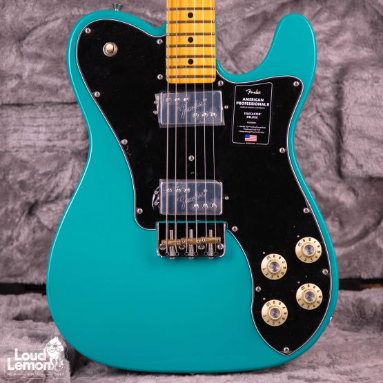 Fender American Professional II Telecaster Deluxe Miami Blue 2022 USA электрогитара