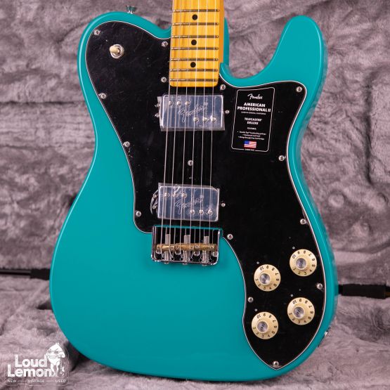 Fender American Professional II Telecaster Deluxe Miami Blue 2022 USA электрогитара