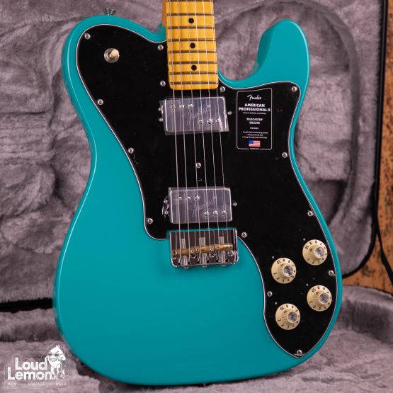 Fender American Professional II Telecaster Deluxe Miami Blue 2022 USA электрогитара