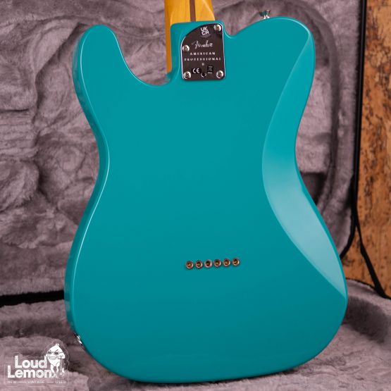 Fender American Professional II Telecaster Deluxe Miami Blue 2022 USA электрогитара