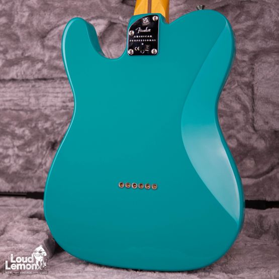 Fender American Professional II Telecaster Deluxe Miami Blue 2022 USA электрогитара