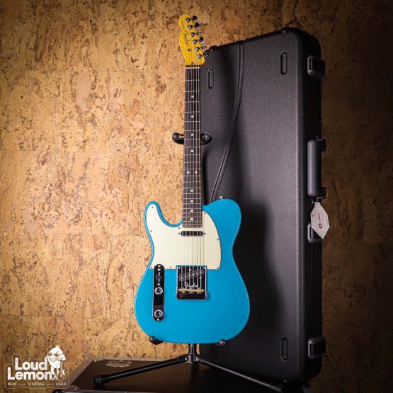 Fender American Professional II Telecaster Left-Hand Miami Blue 2021 USA электрогитара
