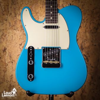 Fender American Professional II Telecaster Left-Hand Miami Blue 2021 USA электрогитара