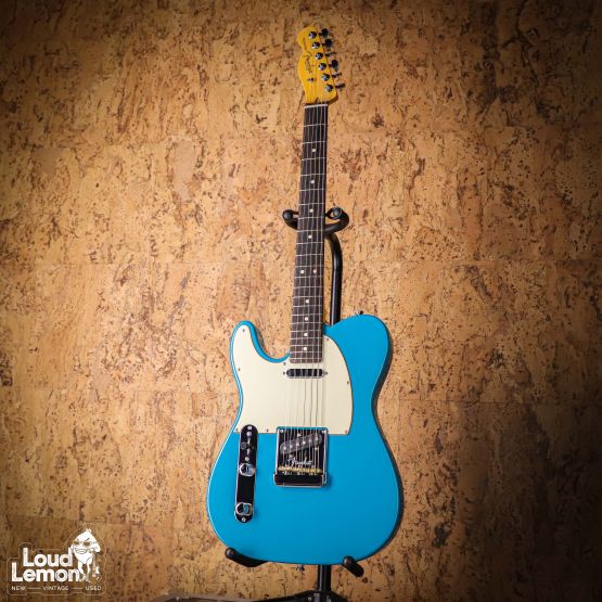 Fender American Professional II Telecaster Left-Hand Miami Blue 2021 USA электрогитара