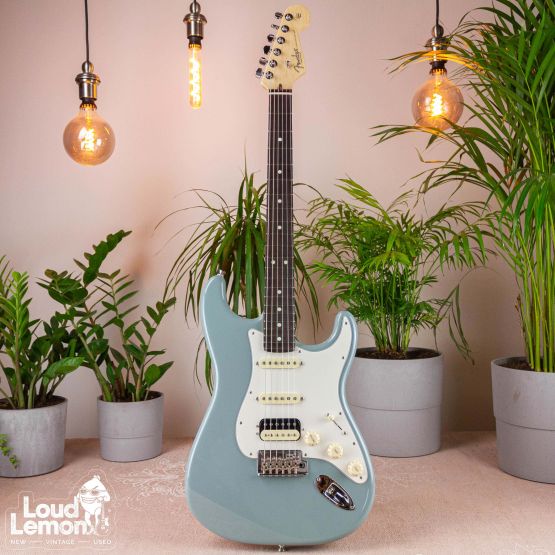 Fender American Professional Stratocaster HSS Rawbucker Sonic Grey 2019 USA электрогитара