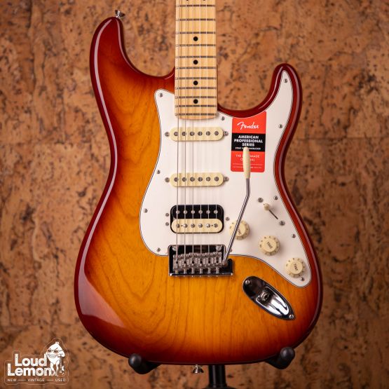 Fender American Professional Stratocaster HSS Shawbucker Sienna Sunburst 2019 USA электрогитара
