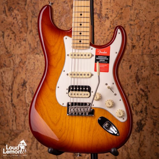 Fender American Professional Stratocaster HSS Shawbucker Sienna Sunburst 2019 USA электрогитара