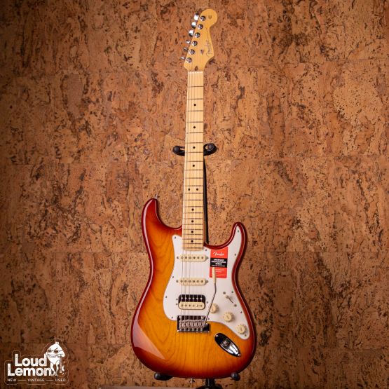 Fender American Professional Stratocaster HSS Shawbucker Sienna Sunburst 2019 USA электрогитара
