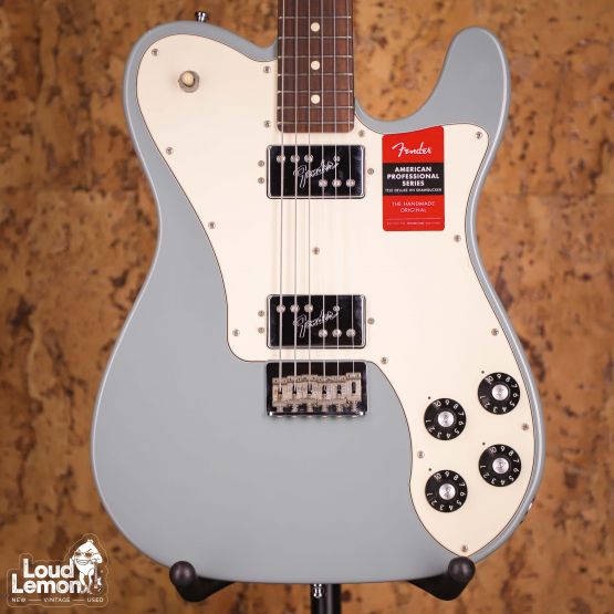 Fender American Professional Telecaster Deluxe ShawBucker Sonic Gray 2017 USA электрогитара