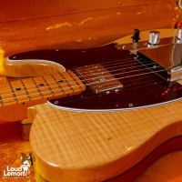 ‌Fender American Rarities Flame Maple Top Chambered Telecaster Natural 2019 USA электрогитара