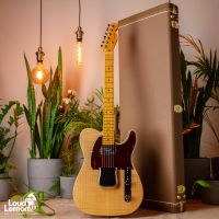 ‌Fender American Rarities Flame Maple Top Chambered Telecaster Natural 2019 USA электрогитара