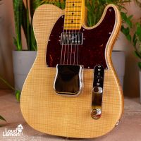 ‌Fender American Rarities Flame Maple Top Chambered Telecaster Natural 2019 USA электрогитара
