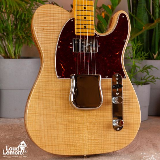 ‌Fender American Rarities Flame Maple Top Chambered Telecaster Natural 2019 USA электрогитара
