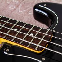 Fender American Standard Jazz Bass Black 2003 USA бас-гитара