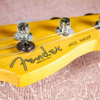 Fender American Standard Jazz Bass Black 2003 USA бас-гитара