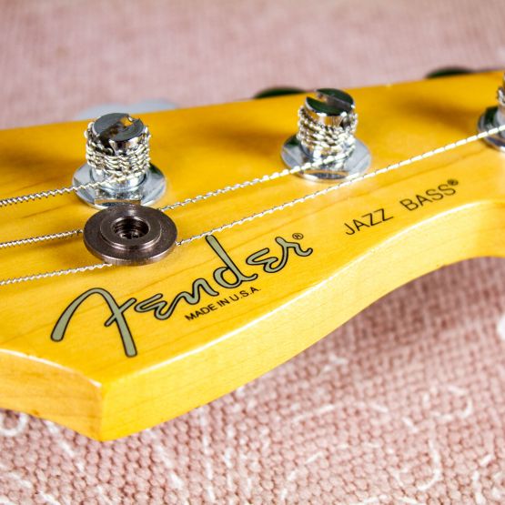Fender American Standard Jazz Bass Black 2003 USA бас-гитара