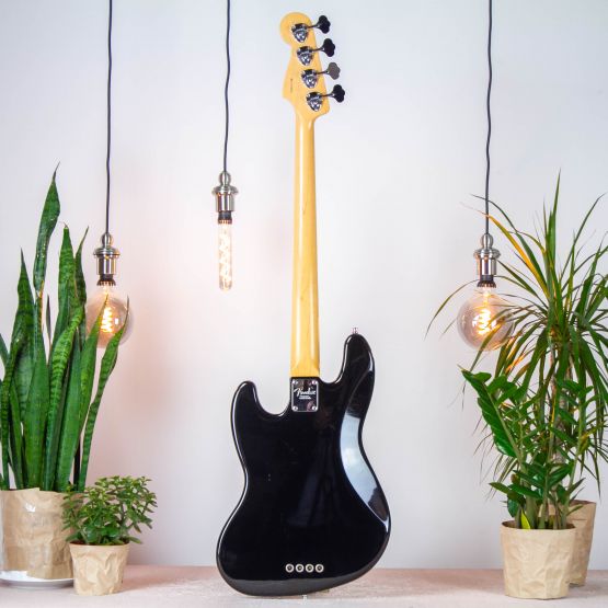 Fender American Standard Jazz Bass Black 2003 USA бас-гитара