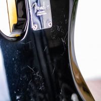 Fender American Standard Jazz Bass Black 2003 USA бас-гитара