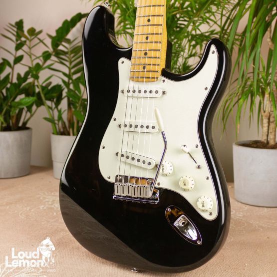 Fender American Standard Stratocaster 40th Anniversary Black 1993 USA электрогитара