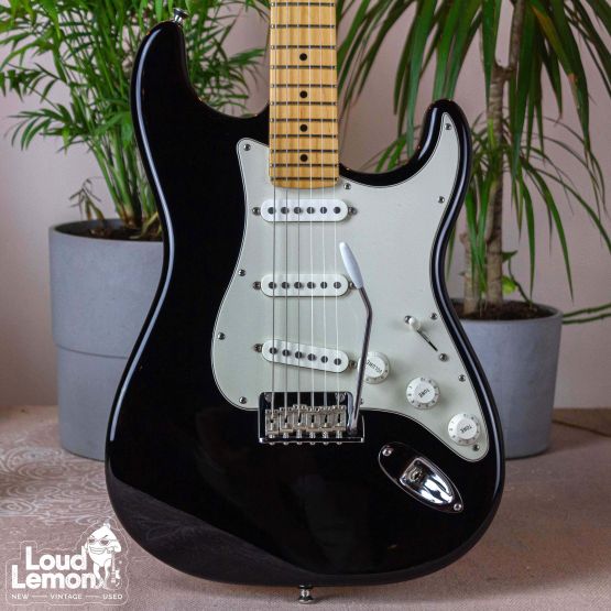 Fender American Standard Stratocaster Black 2009 USA электрогитара