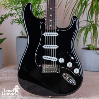 Fender Stratocaster Standard Black 2008 Mexico электрогитара