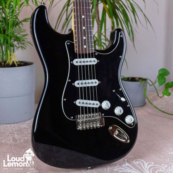 Fender Stratocaster Standard Black 2008 Mexico электрогитара