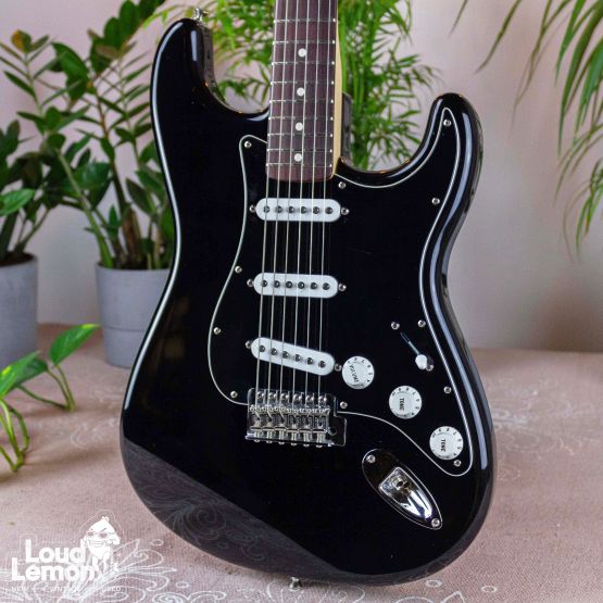 Fender Stratocaster Standard Black 2008 Mexico электрогитара