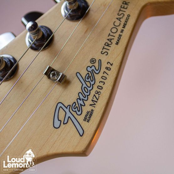 Fender Stratocaster Standard Black 2008 Mexico электрогитара
