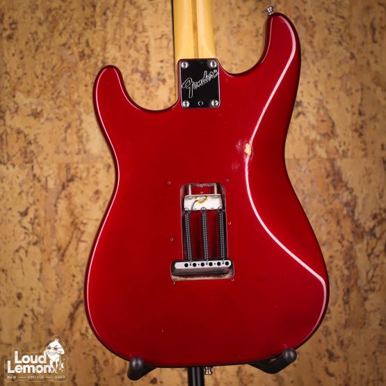 Fender American Standard Stratocaster Candy Apple Red 1996 USA электрогитара