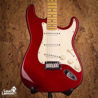 Fender American Standard Stratocaster Candy Apple Red 1996 USA электрогитара