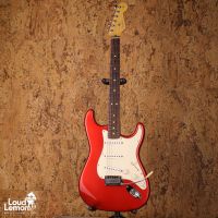 Fender American Standard Stratocaster Chrome Red 2002 USA электрогитара