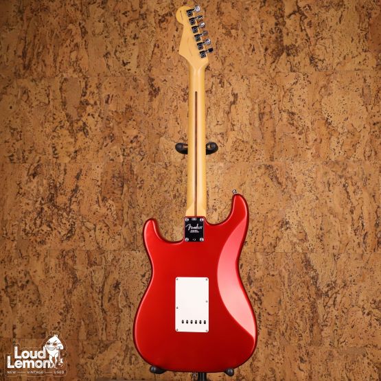 Fender American Standard Stratocaster Chrome Red 2002 USA электрогитара