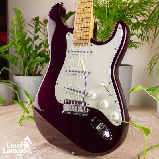 Fender American Standard Stratocaster Midnight Wine 1993 электрогитара