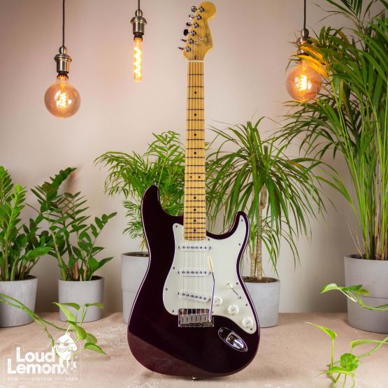 Fender American Standard Stratocaster Midnight Wine 1993 электрогитара