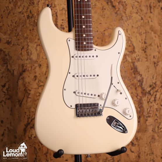 Fender American Standard Stratocaster Olympic White 2008 USA электрогитара