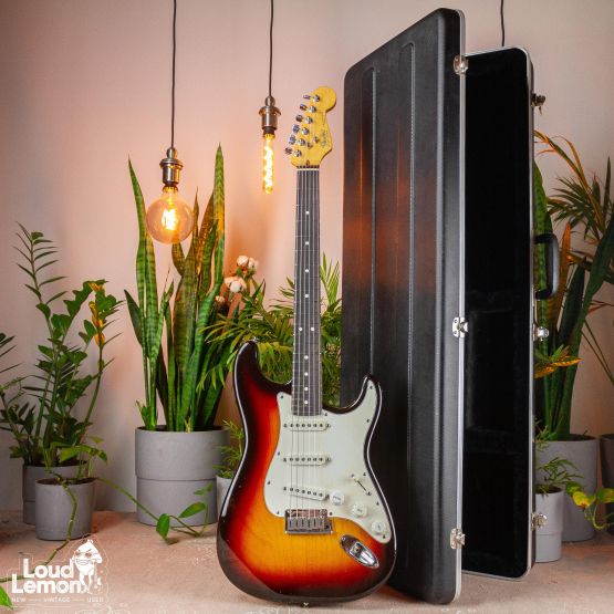 Fender American Standard Stratocaster Sunburst 1987 USA электрогитара