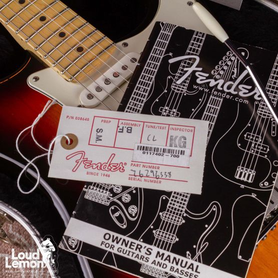 Fender American Standard Stratocaster Sunburst 2006 USA электрогитара