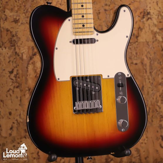 Fender American Standard Telecaster Three-Сolor Sunburst 2005 USA электрогитара