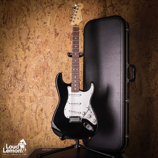 Fender American Stratocaster Black 2007 USA электрогитра