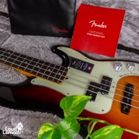 Fender American Ultra Precision Bass Ultraburst 2021 USA бас-гитара