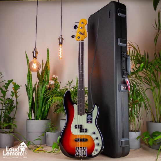 Fender American Ultra Precision Bass Ultraburst 2021 USA бас-гитара