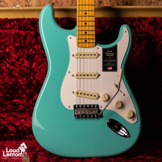 Fender American Vintage II 1957 Stratocaster Sea Foam Green 2022 USA электрогитара