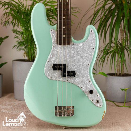 ‌Fender Artist Series Mark Hoppus Signature Precision Bass Surf Green 2008 Mexico бас-гитара
