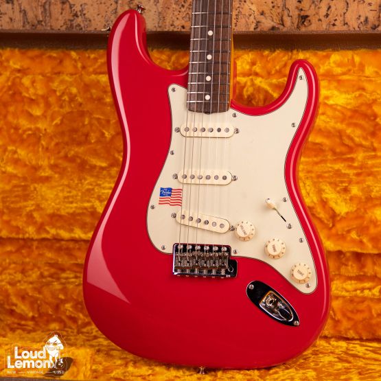 Fender Artist Series Mark Knopfler Signature Stratocaster Hot Rod Red 2009 USA электрогитара