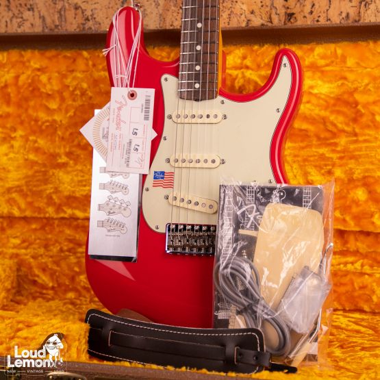 Fender Artist Series Mark Knopfler Signature Stratocaster Hot Rod Red 2009 USA электрогитара