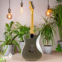 Fender Blacktop Stratocaster HH Floyd Rose Titanium Silver 2011 Mexico электрогитара