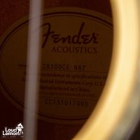 Fender CB100CE NAT Acoustic Bass Natural 2015 China электроакустическая бас-гитара