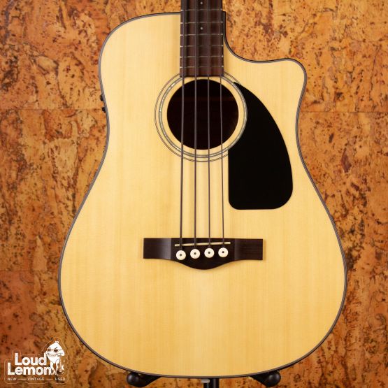 Fender CB100CE NAT Acoustic Bass Natural 2015 China электроакустическая бас-гитара