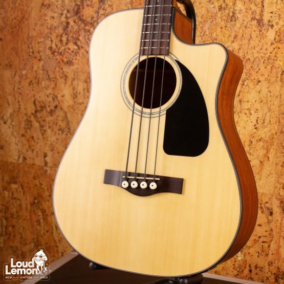 Fender CB100CE NAT Acoustic Bass Natural 2015 China электроакустическая бас-гитара