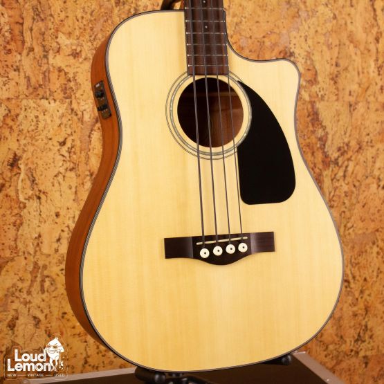 Fender CB100CE NAT Acoustic Bass Natural 2015 China электроакустическая бас-гитара